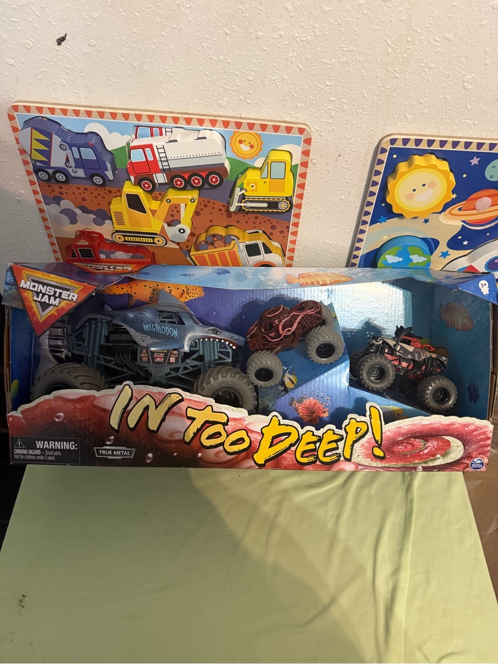 'In Too Deep' 3-Pack Monster Truck Set